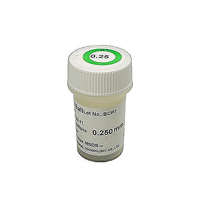 PMTC 250K Leaded BGA Solder Ball 0.2/ 0.25/ 0.3/ 0.35/ 0.4/ 0.45/ 0.5/ 0.55/ 0.6/ 0.65/ 0.76mm for BGA Rework Reballing Kit: 0.25mm