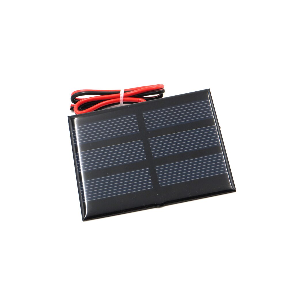 1.5 v 0.65w 430ma udvid ledning solpanel polykrystallinsk silicium diy batterioplader lille mini solcelle kabellegetøj 1.5v