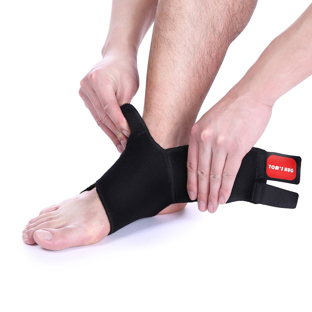 Tobillera presurizable con soporte cálido para el tobillo, Tom's Hug, deporte, bicicleta, gimnasio, Anti pulverización, tobillos, protección, cuidado de enfermería, color negro, 1 Uds.
