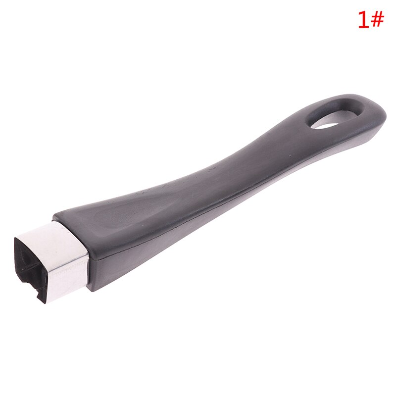 Cabo de panela ergonômico para uso doméstico, longo, anti escaldante, universal, acessórios de cozinha, substituição, removível, baquelite: A