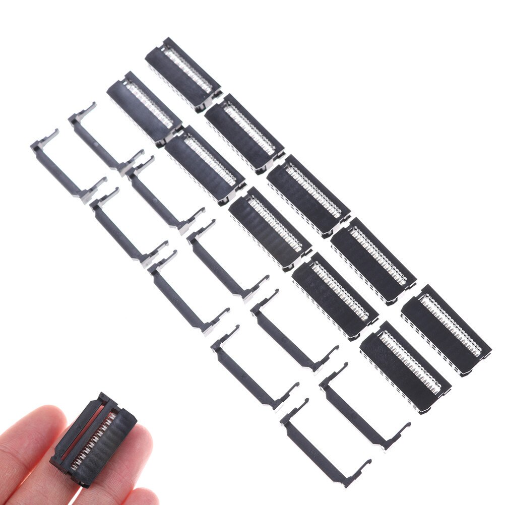 20 Pin Female Header FC-20 2.54 Mm Pitch Socket Skillful Manufacture IDC Connector 10PCS/set