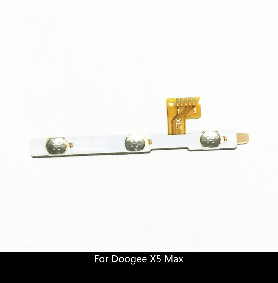Botón de encendido lateral Flex para Doogee X5 Max, botón de abajo/arriba de volumen, Flex Cable FPC para Doogee X5 Max/X5 Max Pro