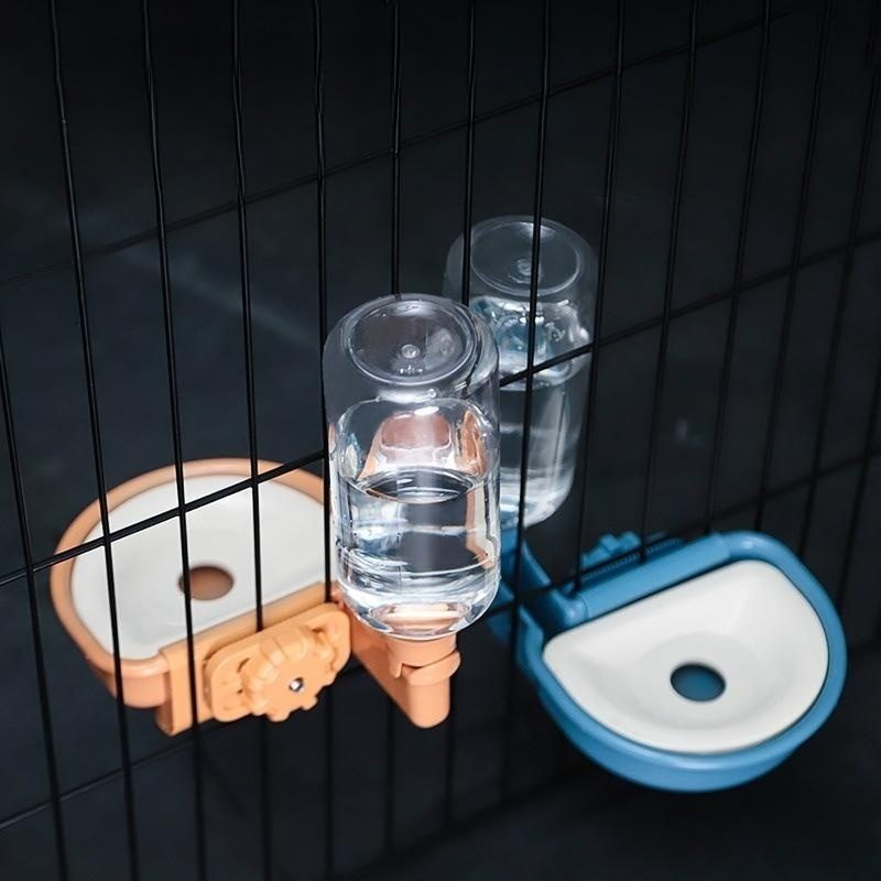 Automatische Pet Bowls Katze Käfig Hängen Wasser Flasche Spender Schüssel Für Welpen Katzen Kaninchen Hund Fütterung Produkt Pet Liefert