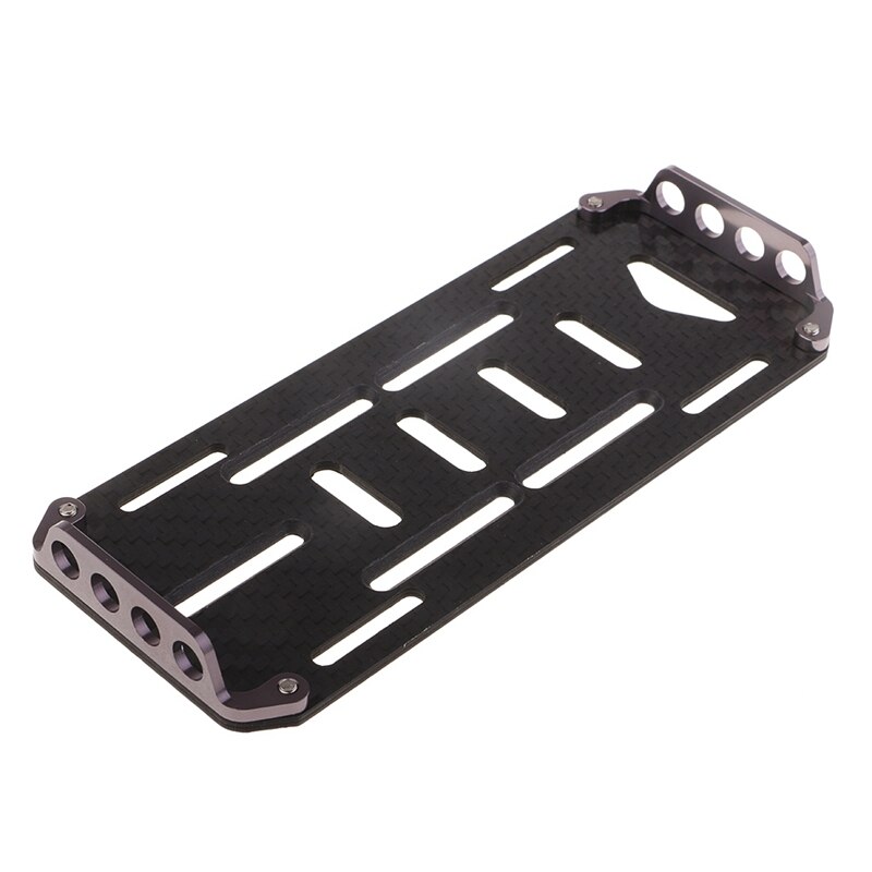 Voor 1/10 rc rupswagen axiale scx 10 accu montageplaat