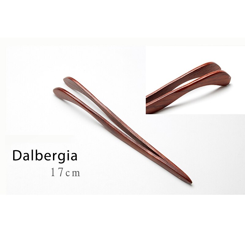 1Pcs Bamboo/Ebony Tea Clips Tea set wooden tweezers Anti-scalding tea clip for teacup: Dalbergia