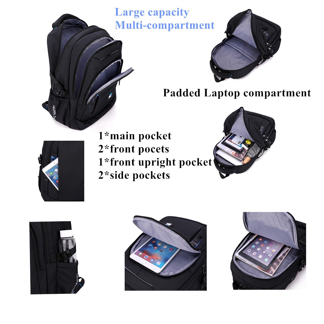 Kids' Luggage Rolling Backpack for Boys Wheeled Bag Trolley School Bags Carry On Travel Luggage Mochila