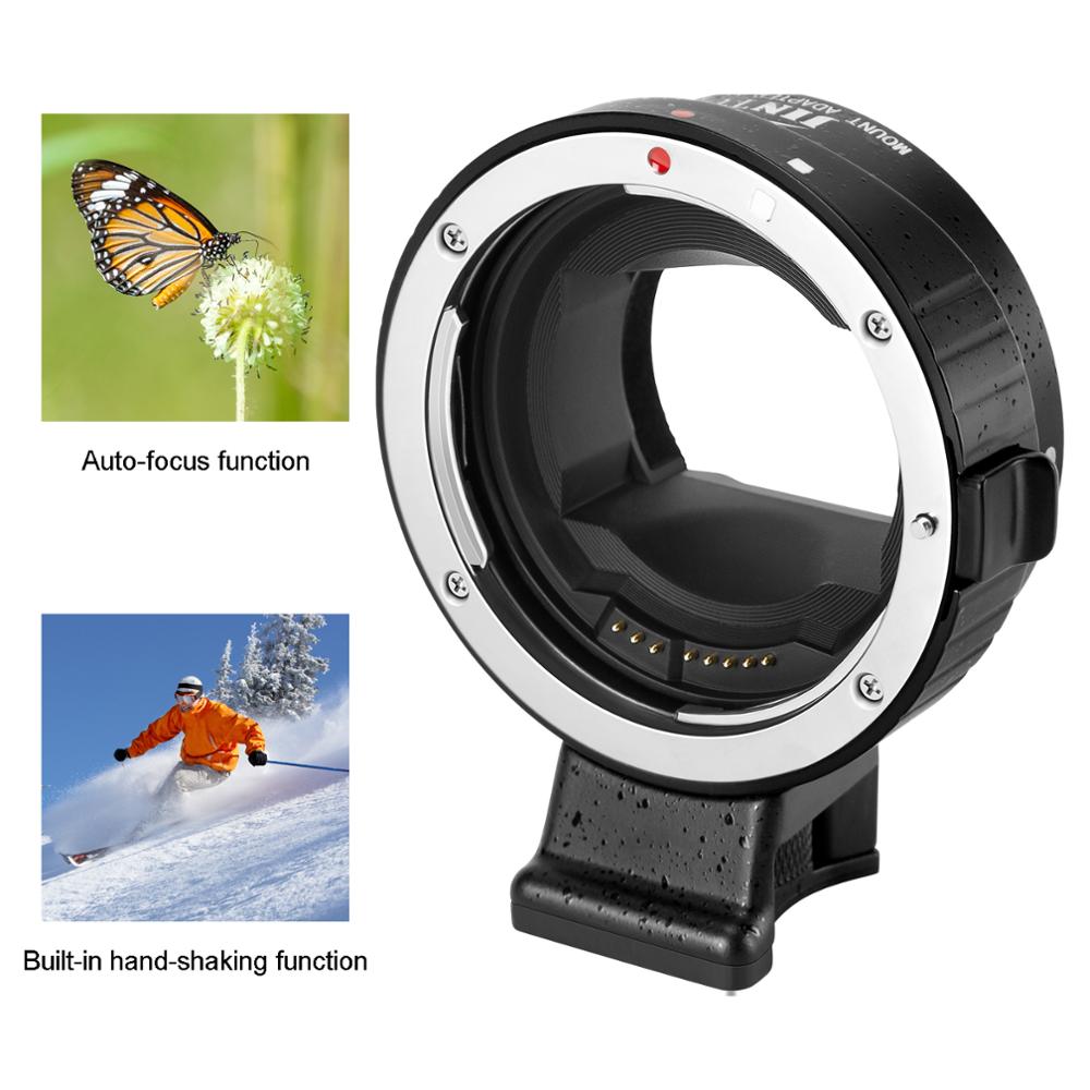 Jintu Auto-Focus Lens Full-Frame Mount Adapter EF-NEX Ii Voor Canon Ef EF-S Lens Sony Nex a7 A7R A7S A7RII A6500 A6300 Nex 5 7
