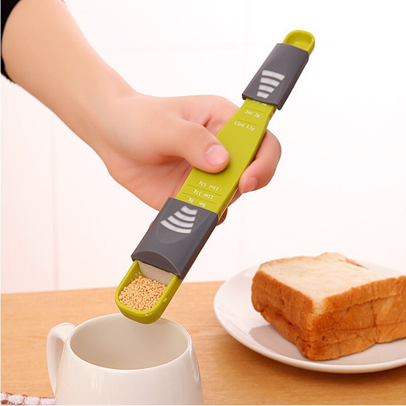1pc baka skala kött skala köksredskap plast mjölkpulver baka kvantitativ sked kök gadget kökstillbehör.