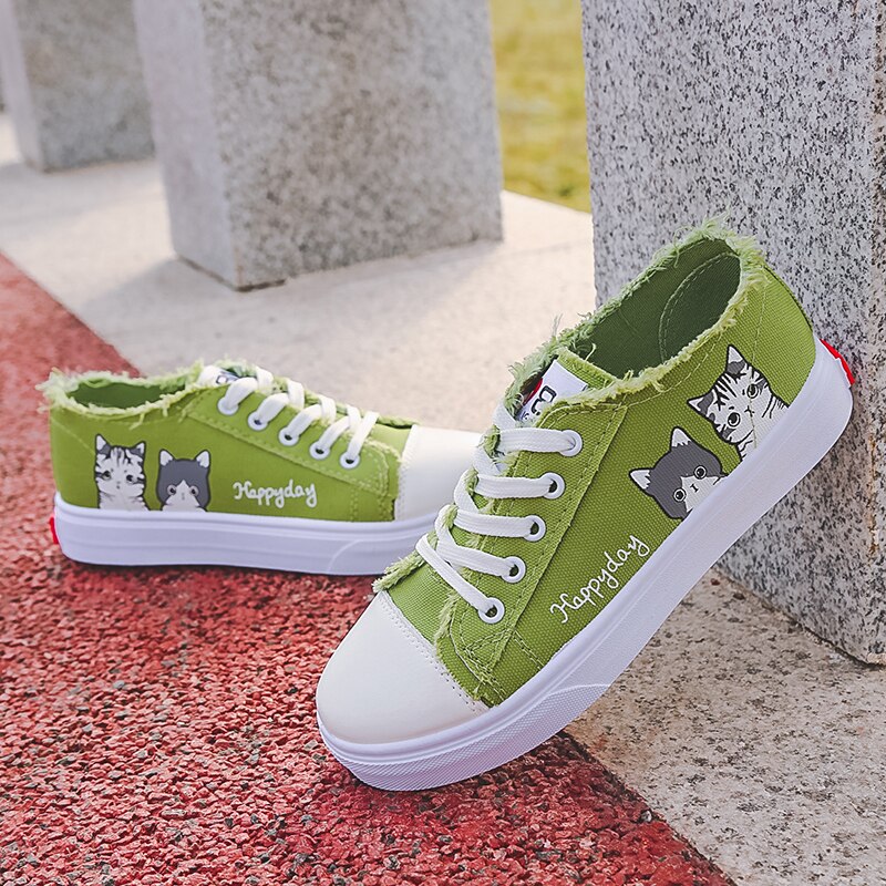 Kleurrijke damesschoenen canvas schoenen tijschoenen casual damesschoenen dames sportschoenen sneakers