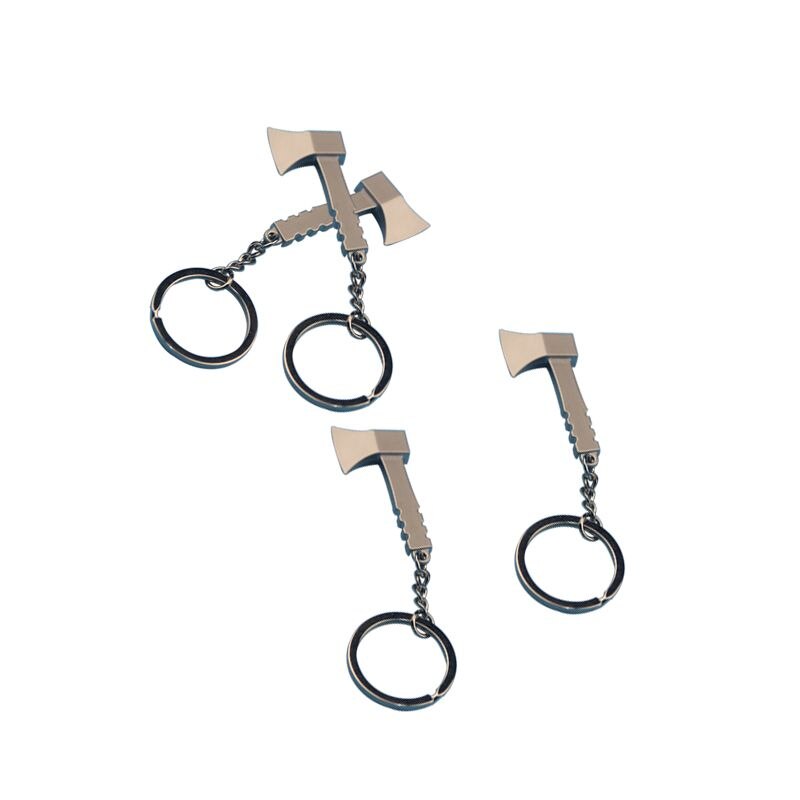 Hardware gadget hengende spenne mini øks nøkkel liten øks henger legering liten øks nøkkelring tilbehør