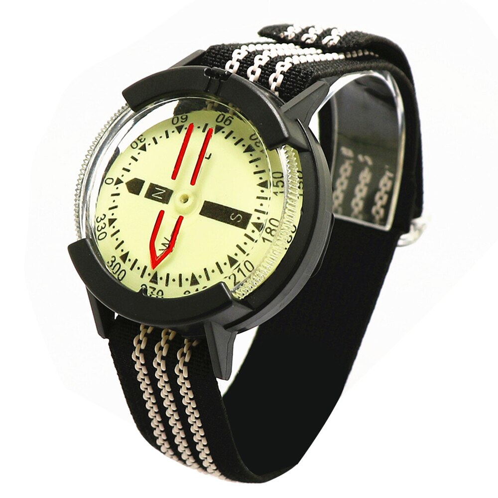 Diving Compass Waterproof Luminous Wristwatch Compass Camping Tool Survival Adventure Hiking Tourism