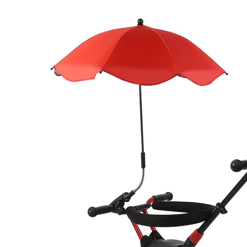 Universal baby barnevogn paraply skygge paraply uv parasol til klapvogn klapvogn ren farve paraplyer udendørs regnudstyr