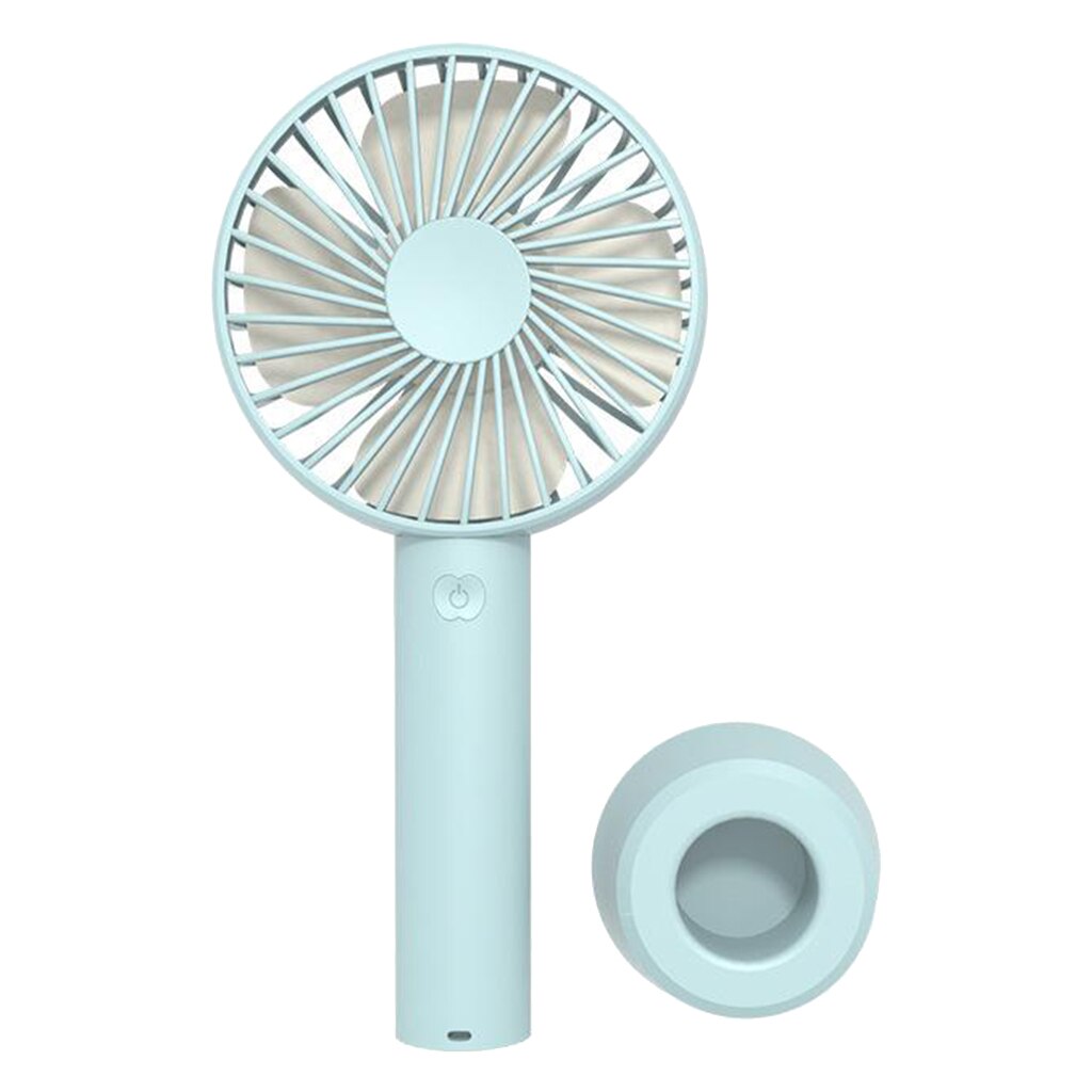 Handheld Fan Mini Ventilator Krachtige Kleine Persoonlijke Draagbare Ventilator Verstelbare: Blue