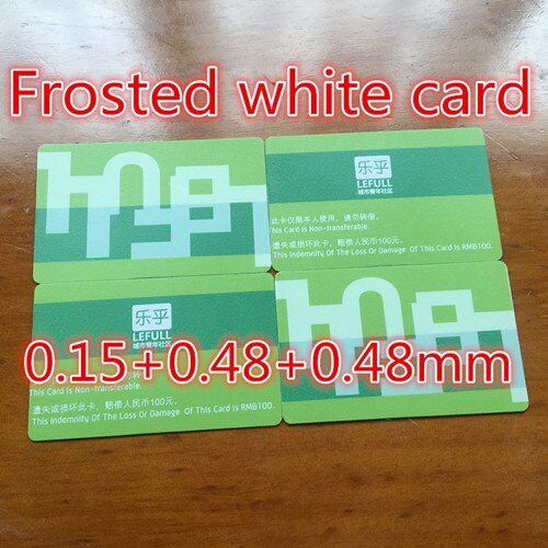 Inkjet PVC Nicht-laminiert Weiß Karte Gold Karte Silber Karte matt Karte Material doppelseitige Menü Rezept Papier a4 pvc karte: gefrostet Karte