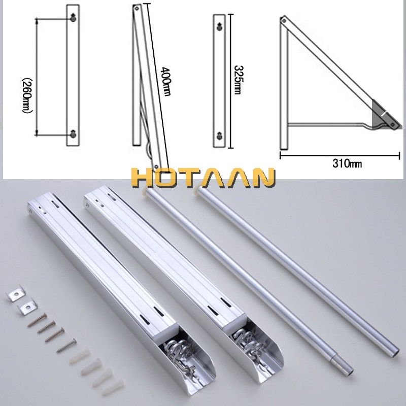 Badkamer Vouwen Thuis Wasserij Verstelbare Droogrek Intrekbare Punch Gratis Balkon Tool Multifunctionele Kleerhanger Indoor