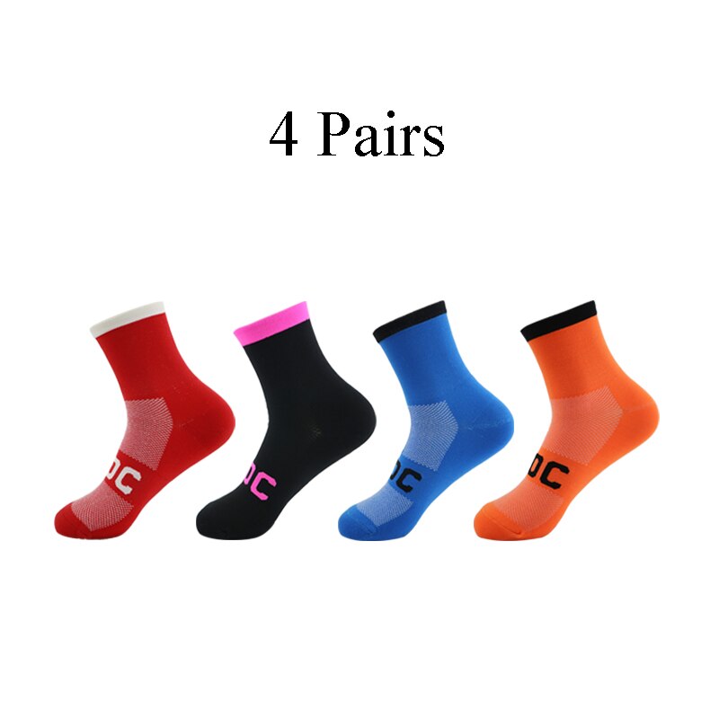 4 Pairs High Elastic Wear Resistant Socks Camping Rock Climbing Socks: l