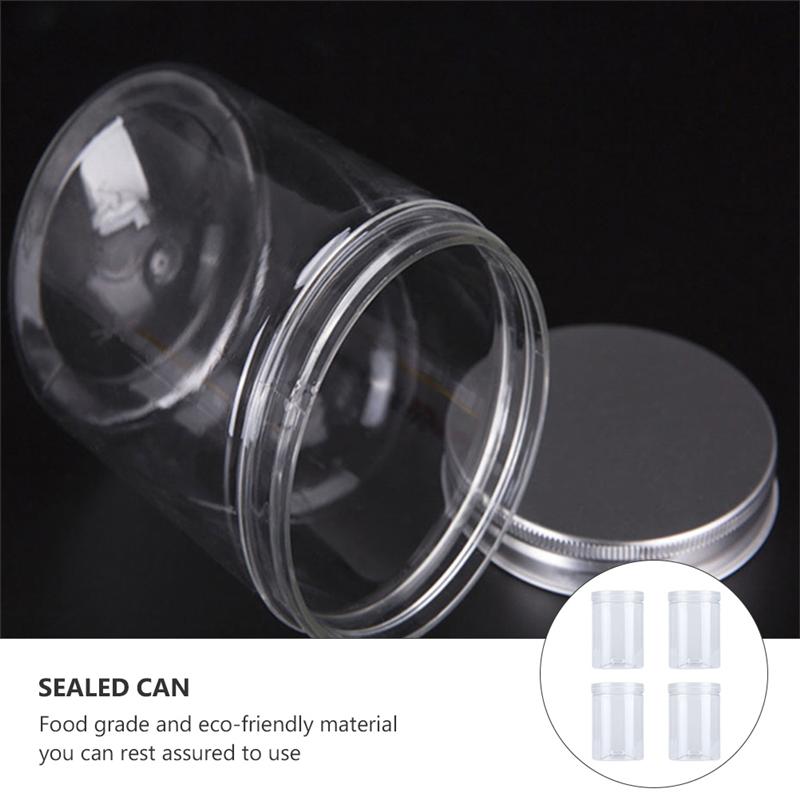 12 st 500ml plastmatburkar kök kakor förseglade burkar kök förvaring organisation mat förvaringslåda torkade spannmål tank