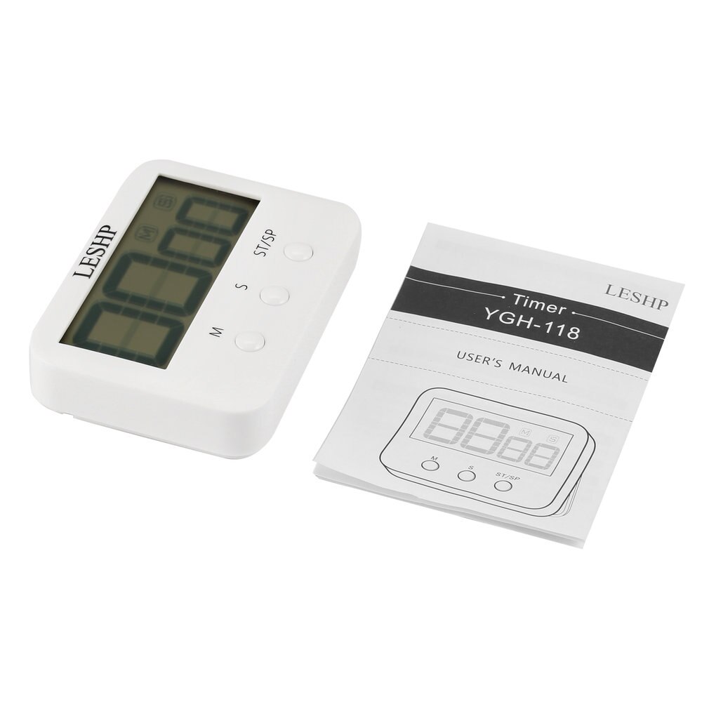 Keuken Timer Magnetische Lcd Digital Countdown Timer Stopwatch Alarm Met Stand Kookwekker Praktische Koken Wekker