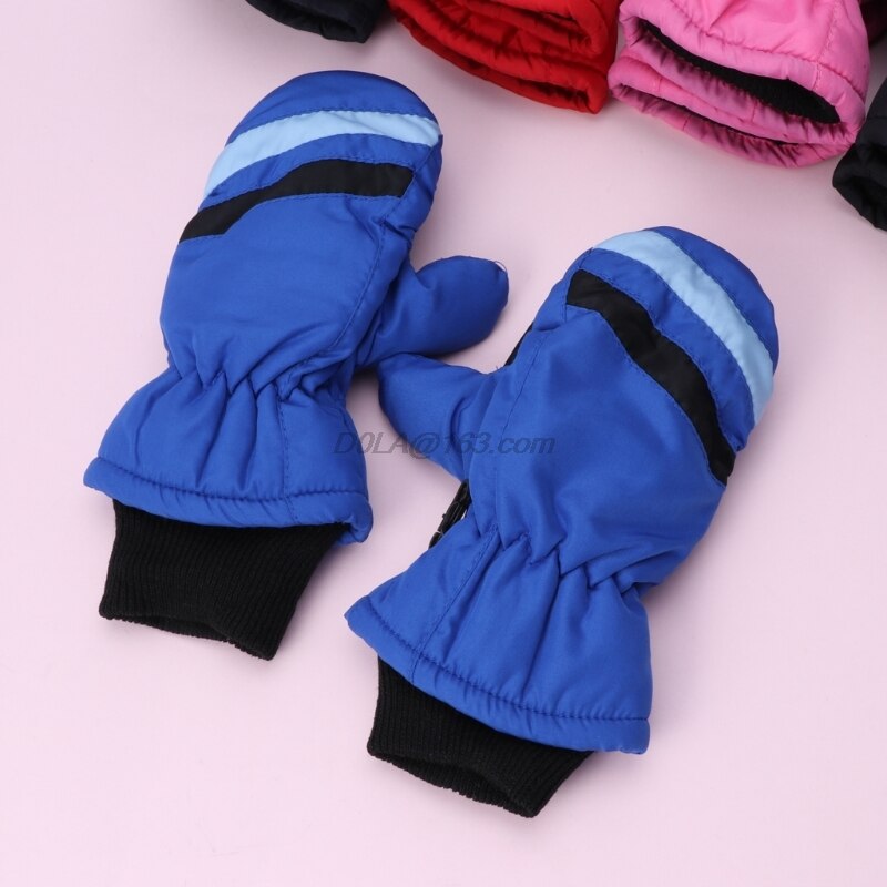 Alta qualidade 2-5y bebê mitten inverno crianças meninos meninas ao ar livre luvas quentes à prova de vento à prova dwindproof água