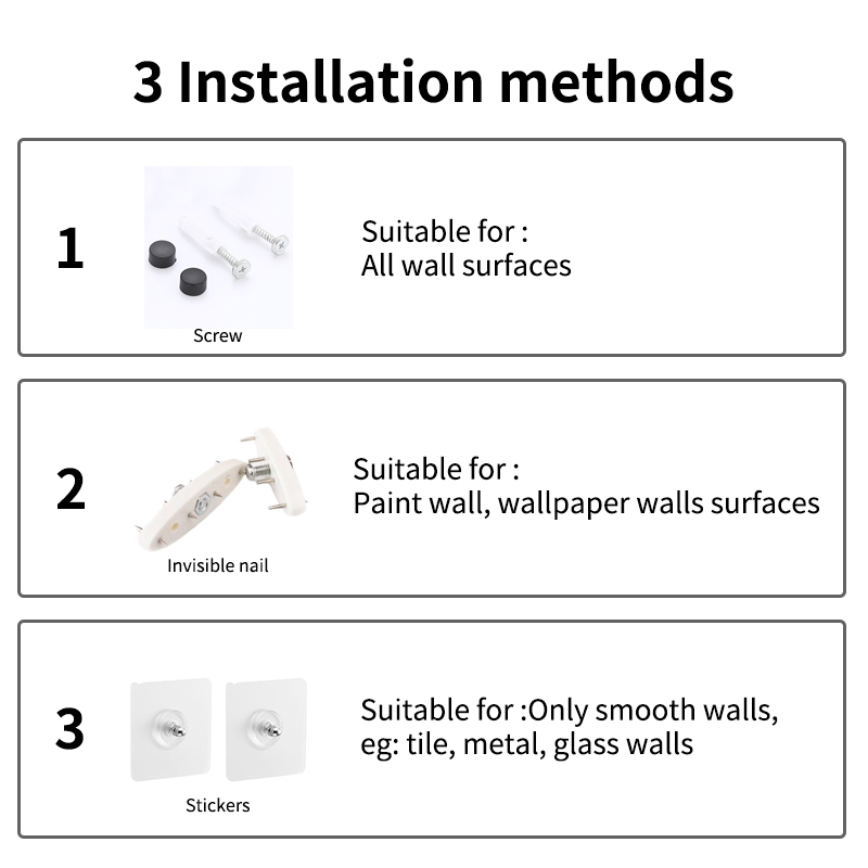 Mensola da parete galleggiante nera per cucina, bagno, portaoggetti, specchio, doccia in metallo, ripiani angolari, organizer, armadio, accessori per la casa