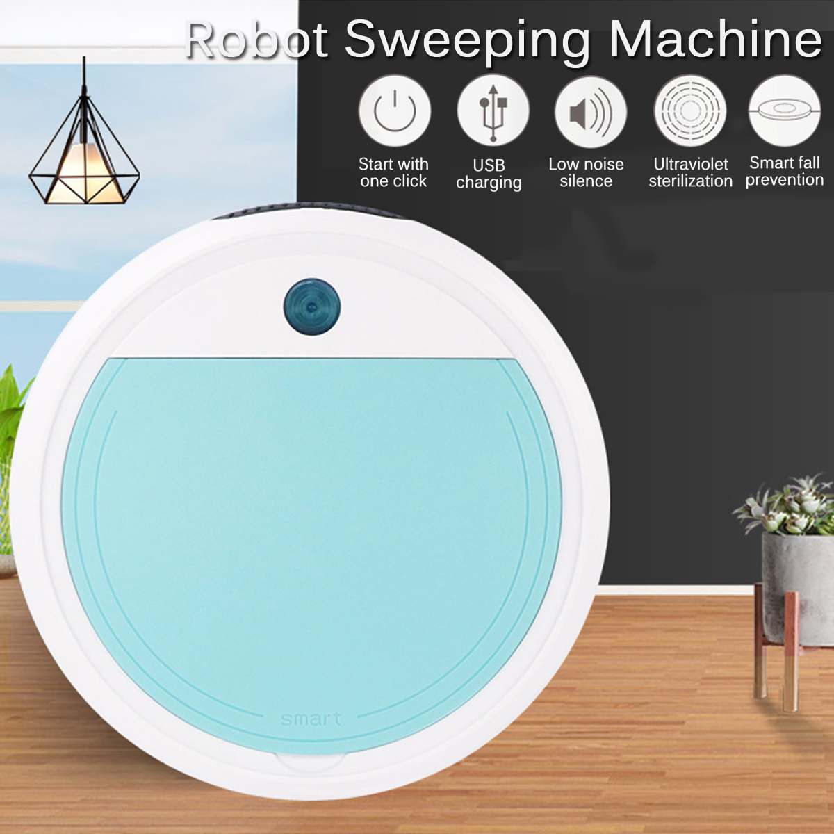Home Smart Robot Vacuum Cleaner Mop Sweeping drag/sweep Cleaner Automatic Cleaning Machine Small Rechargeable Sweeping Robot