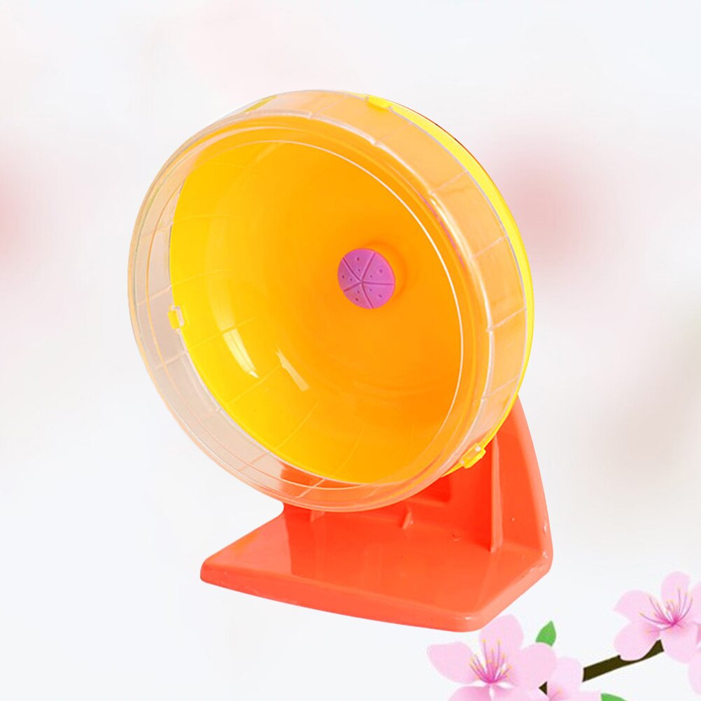 Rueda para correr juguetes con ruedas portátil silencioso duradero colorido rueda para correr juguetes con ruedas para mascotas pequeñas hámster entrenamiento juego