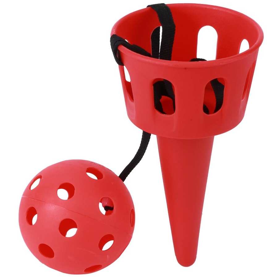 Lancer attraper jeu ensemble Scoop lancer ensemble sport balle lancer et attraper: Rouge