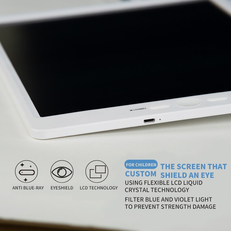 Rechargeable Graphics Tablet 13.5-Inch LCD Eye Protection Screen Anti Graphics Tablet Lightweight Portable Graphics Tablet