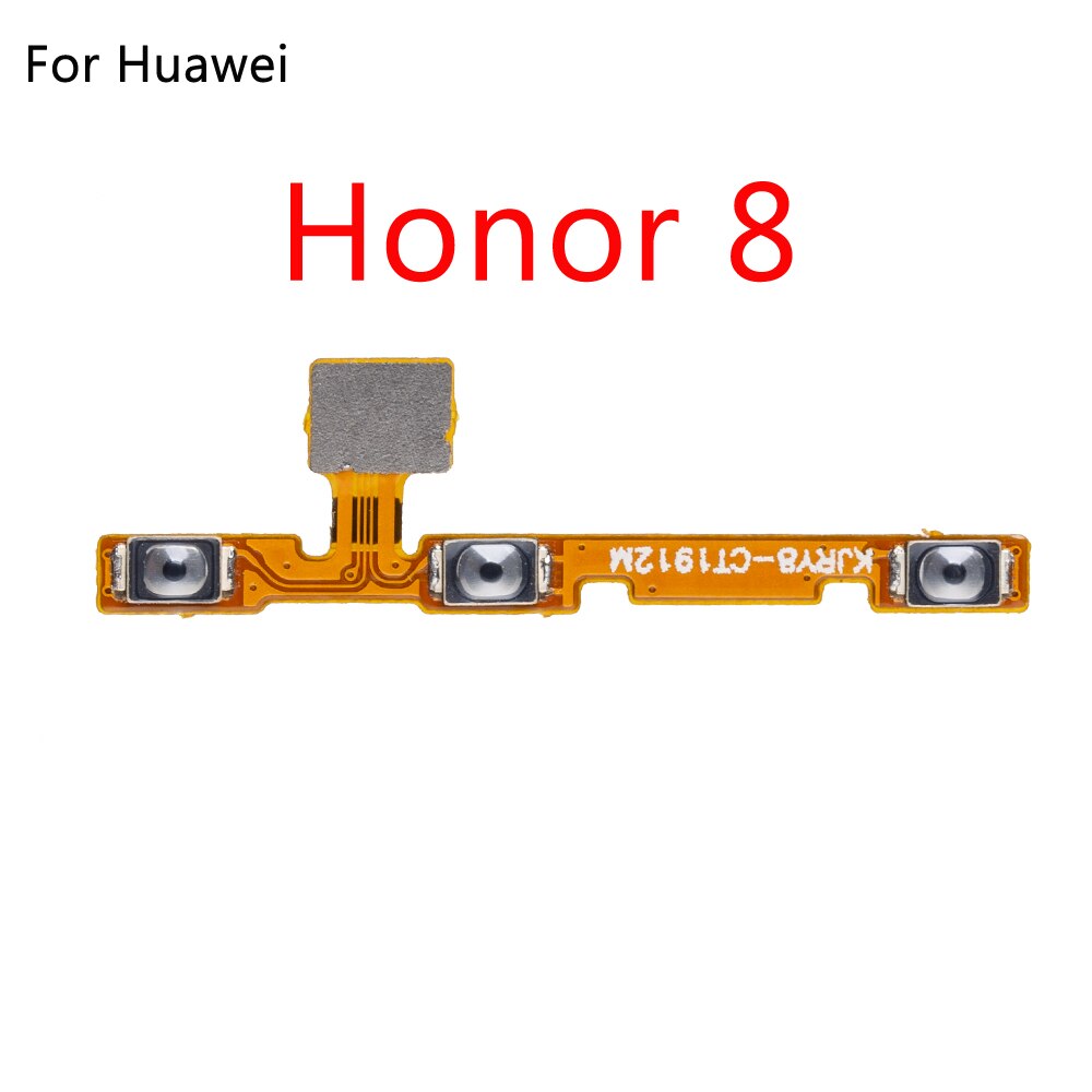 ON OFF Power Button Flex Cable Ribbon For HuaWei Honor 8 8C 9 10 Lite 8X max Mute Silence Volume Key Part