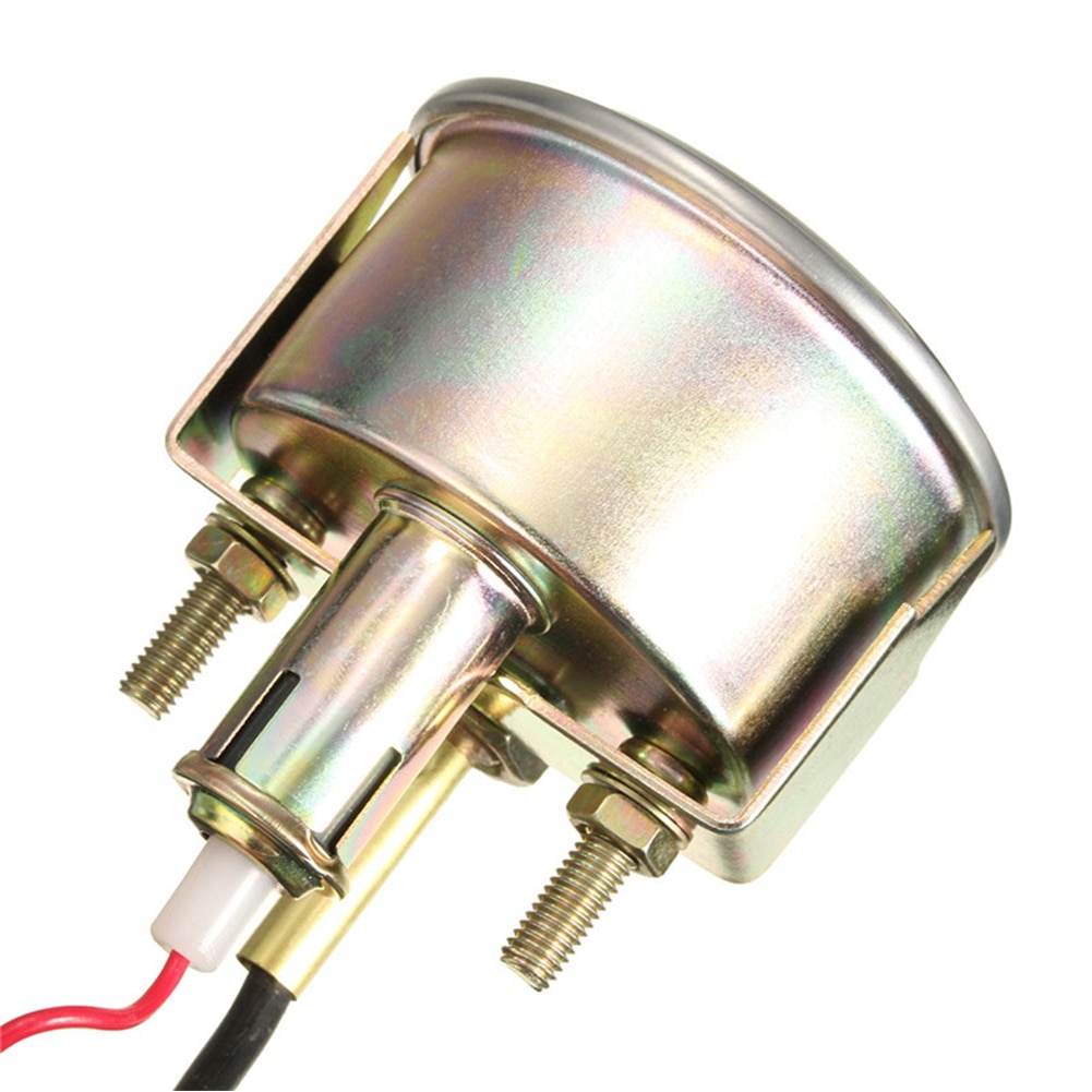 12V 52mm Car Mechanical Water Temperature Meter Gauge Car Industrial Water Temperature Thermomete With Joint Pipe Sensor