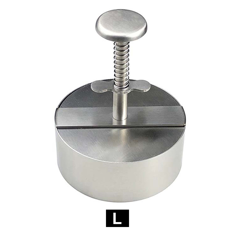 Hamburger Patty Maker Press Burger Patty Maker 304 Aço Inoxidável Pork Beef Burgers Manual Press Mold para Grill Ferramenta de Carne: Vermelho