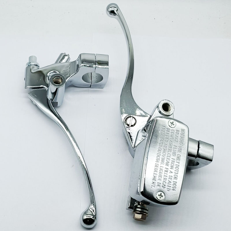 Palanca de embrague de freno hidráulico, cilindro maestro para galvanoplastia de 25MM, adecuado para Honda CB400SF/Yamaha/Suzuki, manija de embrague izquierda