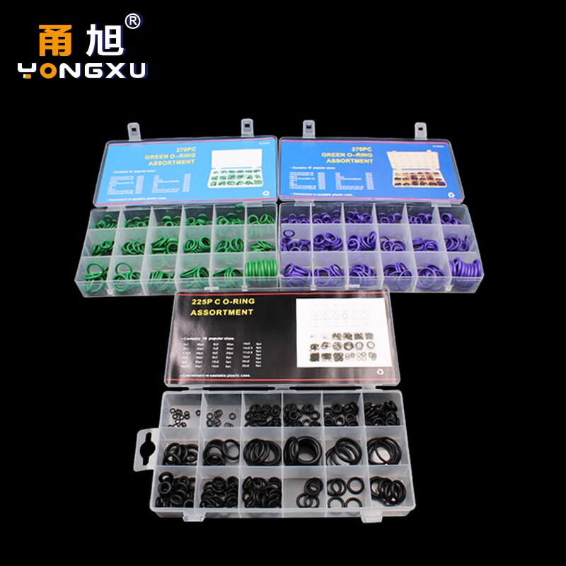 Resist  r134a o ring kit erstatning for bil klimaanlegg bil a/c reparasjon reservedeler nbr ringer sett kjøretøy vedlikehold