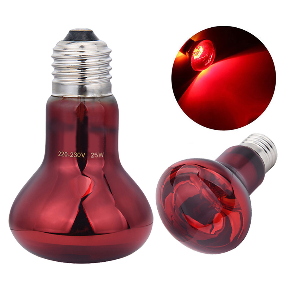 50W 220-240V Pet Heating Lamp Night Amphibian Bird Snake Grandmother Simulates Natural Sunlight Lamp Reptile UVA Rays Heat Bulb