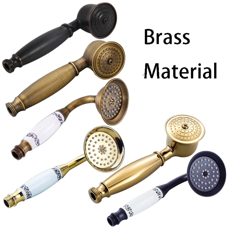 Bathroom Brass Hand Shower Head Shower Faucet Replace Handshower Sprayer Head