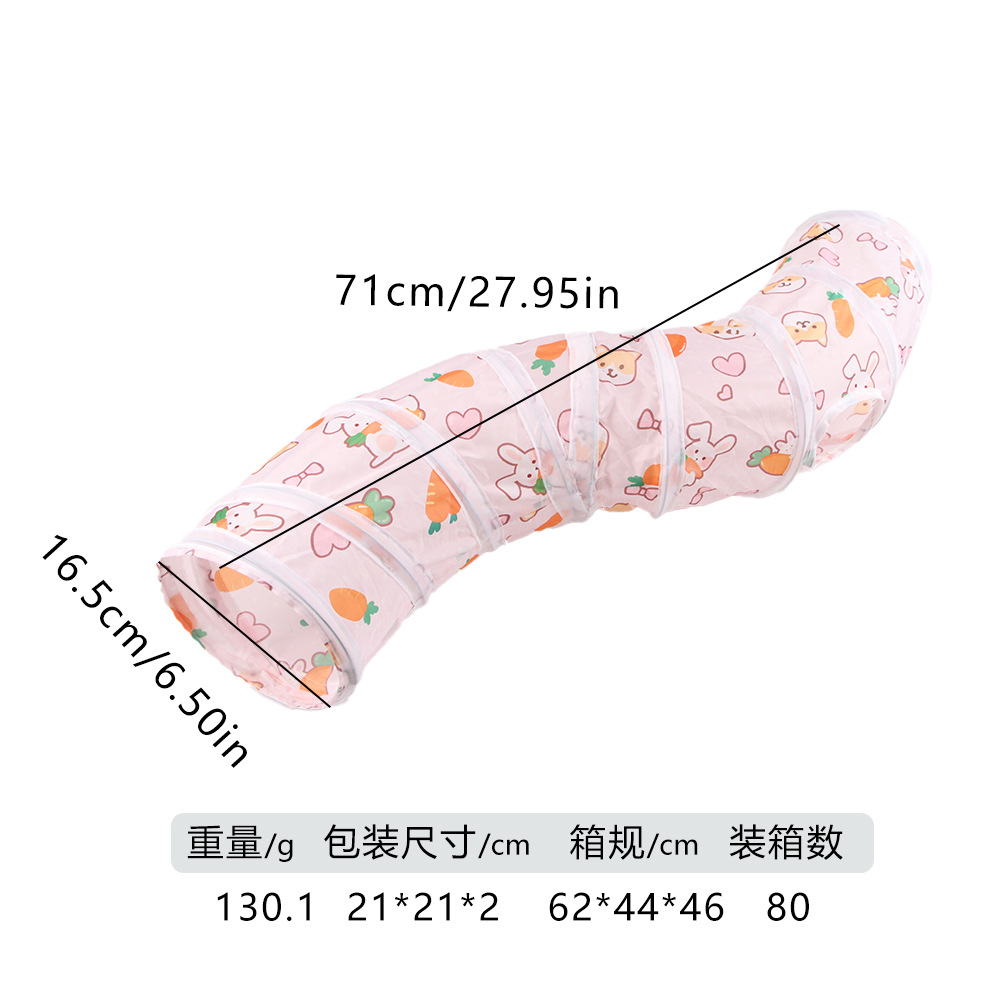 Wortelvormige Hamster Schuilplaats Opvouwbare Fret Speelgoed Tunnel voor Kleine Huisdieren Hamster Kooi Cavia Speelgoed Accessoires: Donker kaki