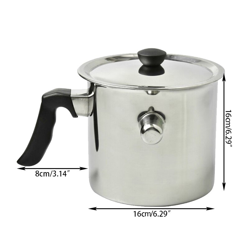 Bee Wax Smelten Pot Roestvrij Staal 304 Wax Smelter Pot Bijenwas Gieten Pot Imker Bijenteelt Gereedschappen Honing Bijenwas Smelten Tank