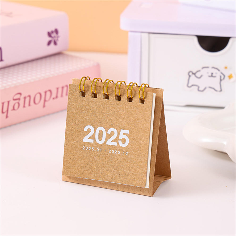 Desk Calendar Yearly Monthly Daily Planner Cute Coil Calendar Yearly Schedule Organizer To Do List Home Office Supplies