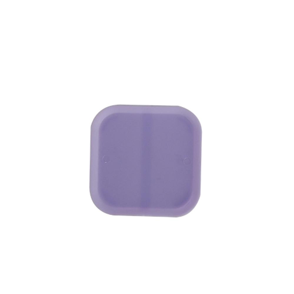 Plast 6cm krukbricka blomkruka chassibricka 7 färger valfria fyrkantiga bottenplattor hemträdgård kontor balkong krukfat 5 st: Lila