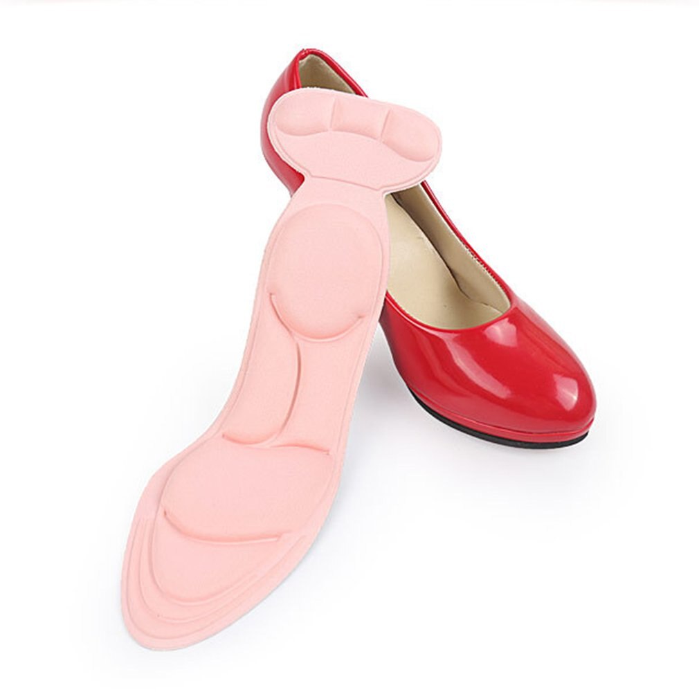 Twee-in-een Binnenzool Hak Stickers Ademende Zweet absorberende Anti-slip Schokabsorptie Arch Massage Hoge hak Kussen Vrouwelijke