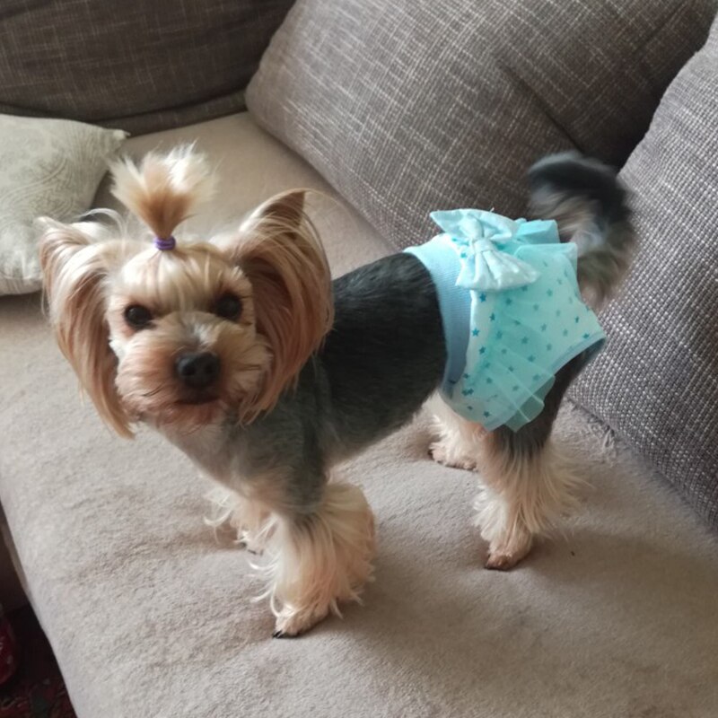 Pet Dog Shorts Sanitary Physiological Pants Washable Cotton Pet Briefs Diapers Female Dog Menstruation Panties Underwear Briefs