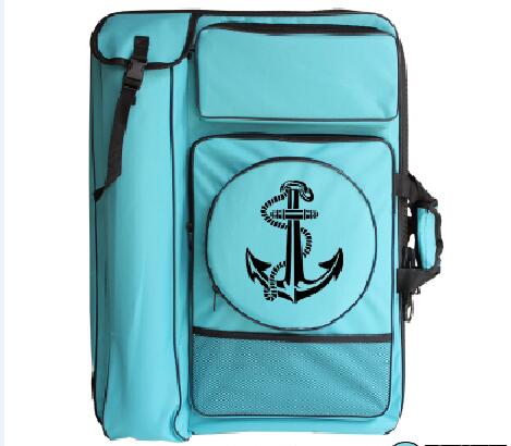Print Drawing Set Art Bag Sketch Pad/Drawing Kit 4K Art School Bag Painting Bags for Artists Sketch Bag Travel Art Set: Blue