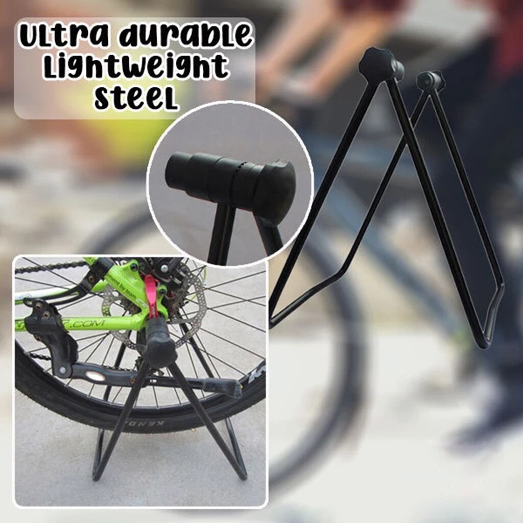 Bicycle Stand Parking Folding Bicycle Trainer Stationary Bike Cycle Stand Parking Rear Hub Mount Rack Portable #T2G