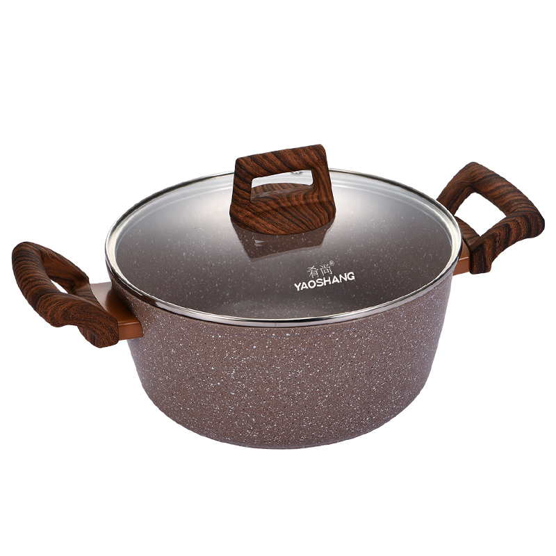 Ollas antiadherentes para sopa, Sartenes multifuncionales de aluminio, Cocina de Inducción, para el hogar y el jardín, DG50TG
