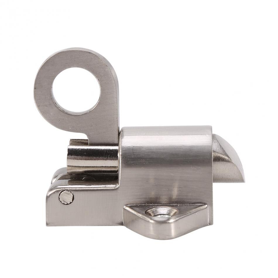 Zinc Alloy Door Bolt Latch Lock Window Gate Security Pull Ring Spring Bounce Door Bolt Safty Gate Latch Lock