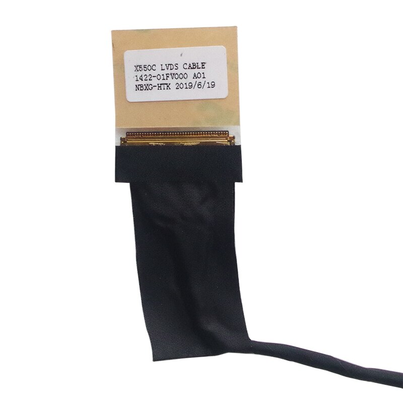 Cable Flex de pantalla de vídeo para ordenador portátil ASUS, cable de cinta de pantalla LED LVDS LCD de 40 Pines, para modelo X550, X550D, X550DP, F550DP, K550DP, 1422-01G9000
