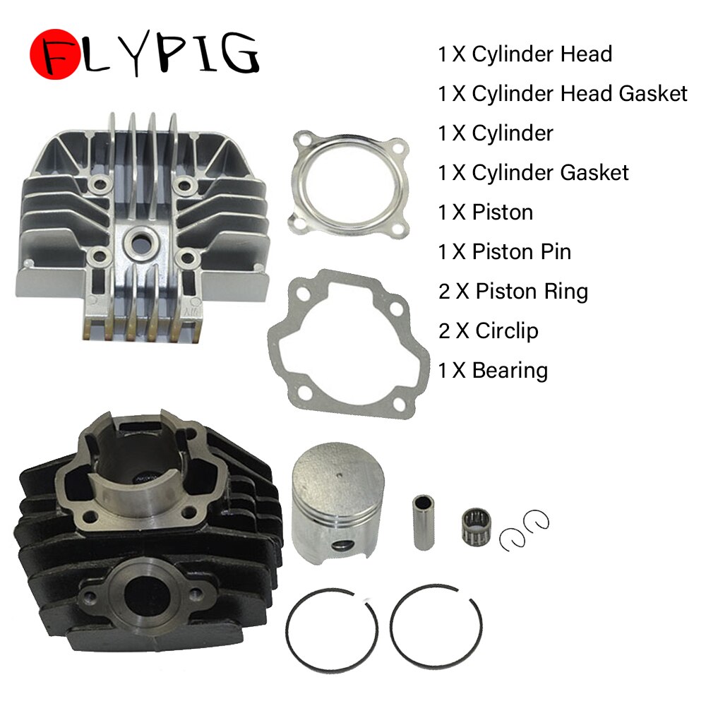 47mm Cylinder Kit for YAMAHA PW80 1983-2006 11Pcs