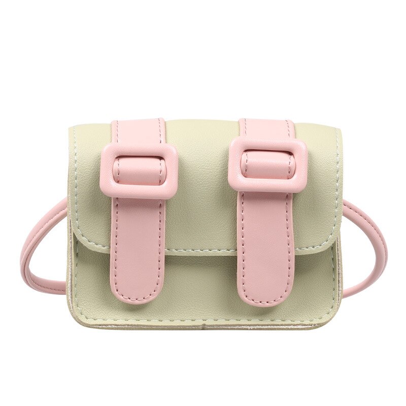 Mignon enfants Mini sac Kawaii petite fille petite pièce portefeuille pochette sac enfant en bas âge fête sac à main bébé sac de messager: green