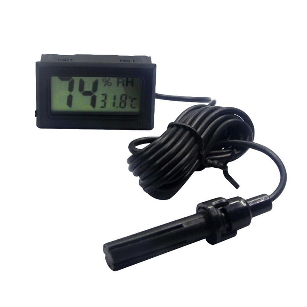 Mini lcd digitaalinen lämpömittari kosteusmittari termostaatti lämpötila mittari anturi instrumentit anturi kätevä sisäilmamittari kosteus  m8 z 2: Default Title