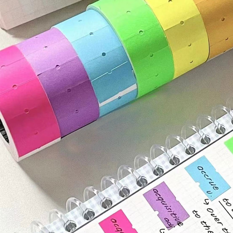 5000 teile/los etikett bunte private Aufkleber Etiketten selbst klebende Papier aufkleber leere Memo Briefpapier DIY Tagebuch Notizbuch